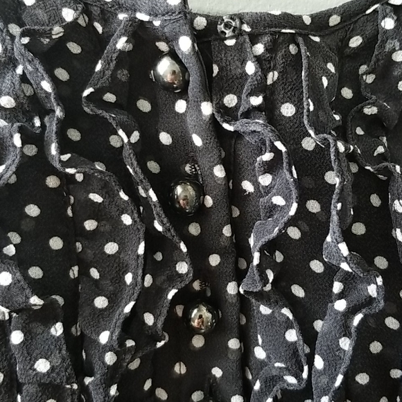 Silk blouse cap sleeve - Picture 3 of 4